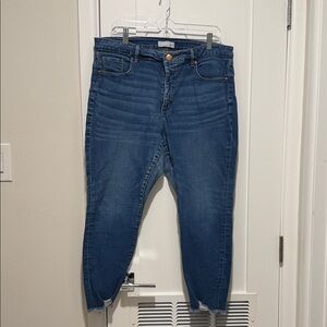 Loft Curvy Skinny ankle jeans